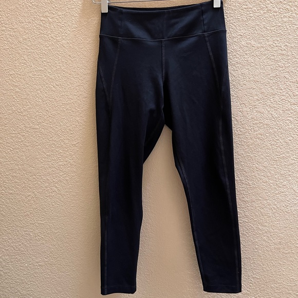 Girlfriend Collective high rise crop black leggings size Small - Picture 2 of 10